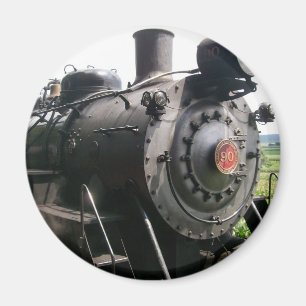 Vintager sich fortbewegender Eisenbahn-Zug Magnet