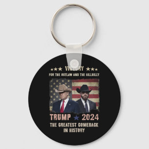 Vintager Sieg Trump Vance Wir gewannen Party der R Schlüsselanhänger