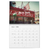 Vintager Signaturkalender Kalender (Mär 2026)