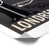 Vintager Simplon Orient Express nach Konstantinope Poster (Ecke)