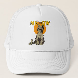 Vintager Singhut Alley Cat Trucker Hat Truckerkappe