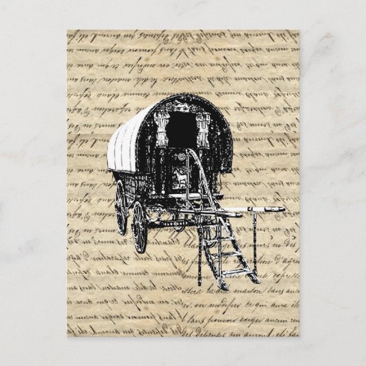 Vintager Sinti und Roma Postkarte (Vorderseite)