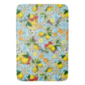 Vintager sizilianischer Zitronengarten Badematte (Vorderseite Vertikal)