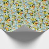 Vintager sizilianischer Zitronengarten Geschenkpapier (Ecke)