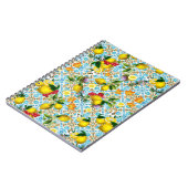 Vintager sizilianischer Zitronengarten Notizblock (Linke Seite)