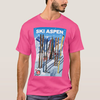 Vintager Skaspen Travel Poster T-Shirt