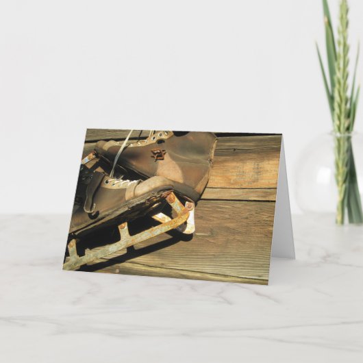 Vintager Skate Karte (Vorderseite)