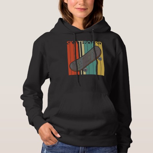 Vintager Skateboarding Sport Hoodie (Vorderseite)