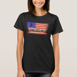 Vintager Skater für Vater-Skateboard der amerikani T-Shirt