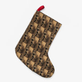 Vintager Skater Kleiner Weihnachtsstrumpf (Vorderansicht (hängend))
