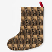 Vintager Skater Kleiner Weihnachtsstrumpf (Rückseite)
