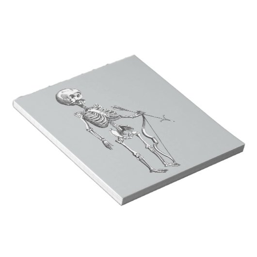 Vintager Skelettbogen Notizblock (angewinkelt)