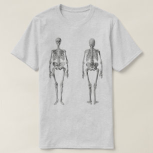 Vintager Skeletton-T - Shirt