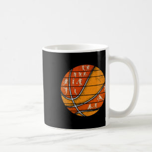 Vintager Sketch-Retro-Liebe Sketch-Player Kaffeetasse