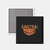 Vintager Skettelspieler - Sketller Dunking Sketch Magnet (Vorderseite/Rückseite)