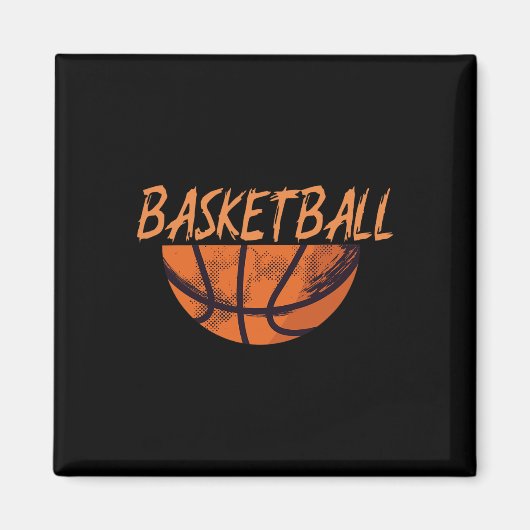 Vintager Skettelspieler - Sketller Dunking Sketch Magnet (Vorne)