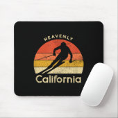 Vintager Ski Himmlisch California Mousepad (Mit Mouse)