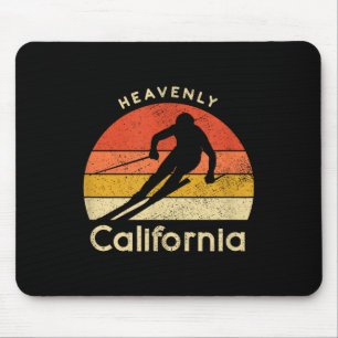 Vintager Ski Himmlisch California Mousepad