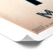 Vintager Ski Mera Valsesia Italienische Reise Poster (Ecke)