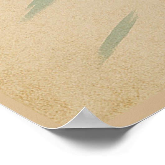 Vintager Ski Savin Hill Poster (Ecke)