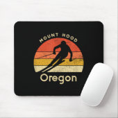 Vintager Skiberg Hood Oregon Berg Mousepad (Mit Mouse)