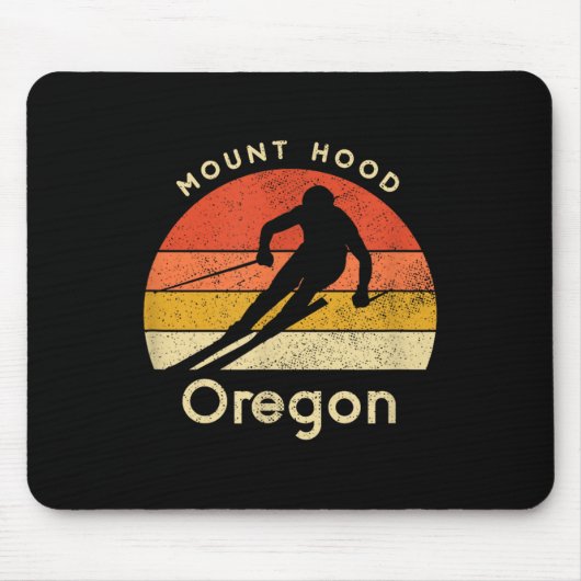 Vintager Skiberg Hood Oregon Berg Mousepad (Vorne)