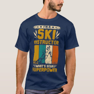 Vintager Skilehrer T-Shirt