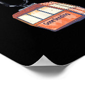Vintager Skilift - Snowboard Gone Senden Poster (Ecke)