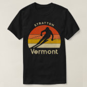 Vintager Skipass Vermont T-Shirt (Design vorne)