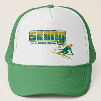 Vintager Skistil Truckerkappe