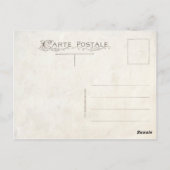 Vintager Skull Art Memento Mori Postkarte (Rückseite)