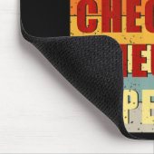 Vintager Sleep Karo Mein Lineup Wiederholung Fanta Mousepad (Ecke)