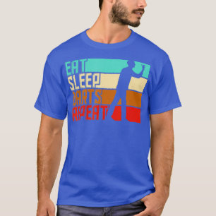 Vintager Sleep Wiederholung Darts T-Shirt