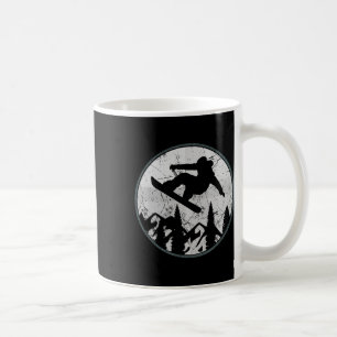 Vintager Snowboarder Pine Snowboarder Fan Rider Gi Kaffeetasse