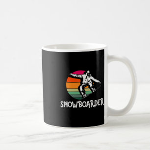Vintager Snowboarder Retro Snowboard Winter Extrem Kaffeetasse
