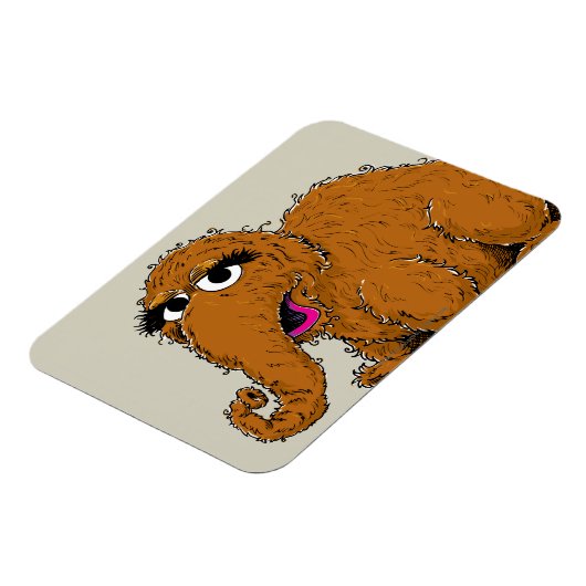 Vintager Snuffleupagus Magnet (Linke Seite)