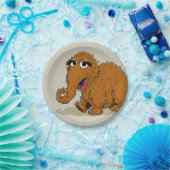 Vintager Snuffleupagus Pappteller (Party)