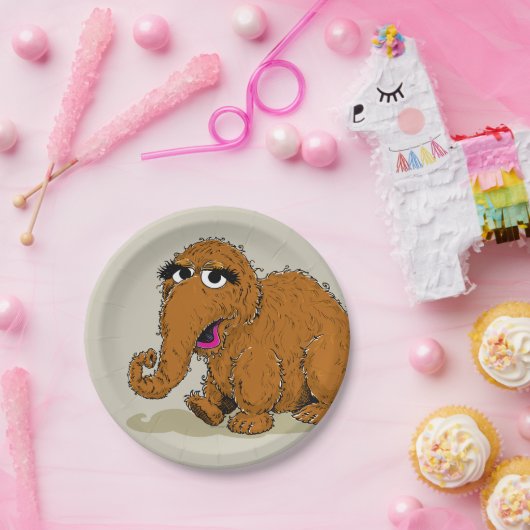 Vintager Snuffleupagus Pappteller (Party)