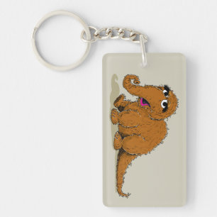 Vintager Snuffleupagus Schlüsselanhänger