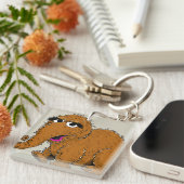 Vintager Snuffleupagus Schlüsselanhänger (Vorderseite rechts)