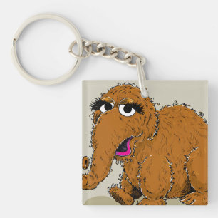 Vintager Snuffleupagus Schlüsselanhänger
