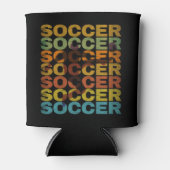 VINTAGER SOCCER DOSENKÜHLER (Vorderseite)