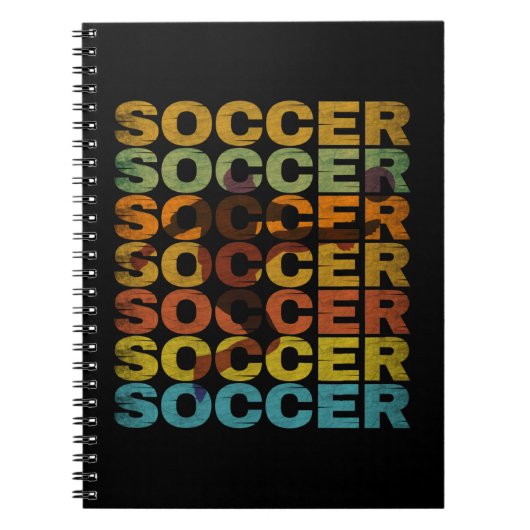 VINTAGER SOCCER NOTIZBLOCK (Vorderseite)