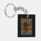 VINTAGER SOCCER SCHLÜSSELANHÄNGER (Vorderseite links)