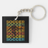 VINTAGER SOCCER SCHLÜSSELANHÄNGER (Rückseite)