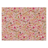 Vintager Sommer-Boho Wildblume Pampas Grass Tischdecke (Vorderseite (Horizontal))