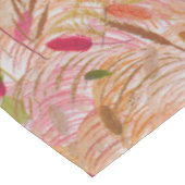 Vintager Sommer-Boho Wildblume Pampas Grass Tischdecke (Schrägansicht)