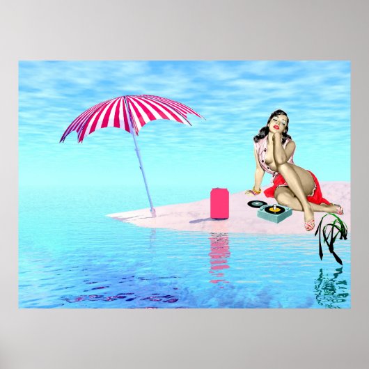 Vintager Sommer Poster (Vorne)