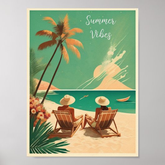 Vintager Sommer Poster (Vorne)