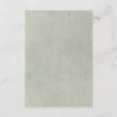 Vintager Sommer Sonnenblumen Empfang Begleitkarte (Rückseite)